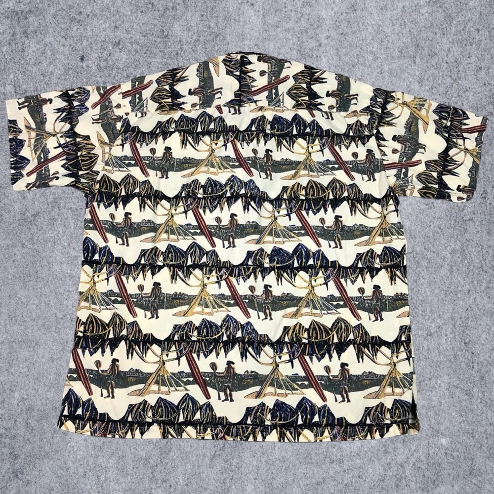 Vintage 90s Avi Collection Kahala Hawaiian Shirt Adult Size‎ XL - Picture 2 of 3